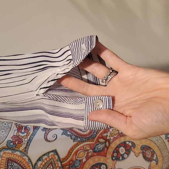 Chicos oversized flowy button down shirt - Picture 4 of 6